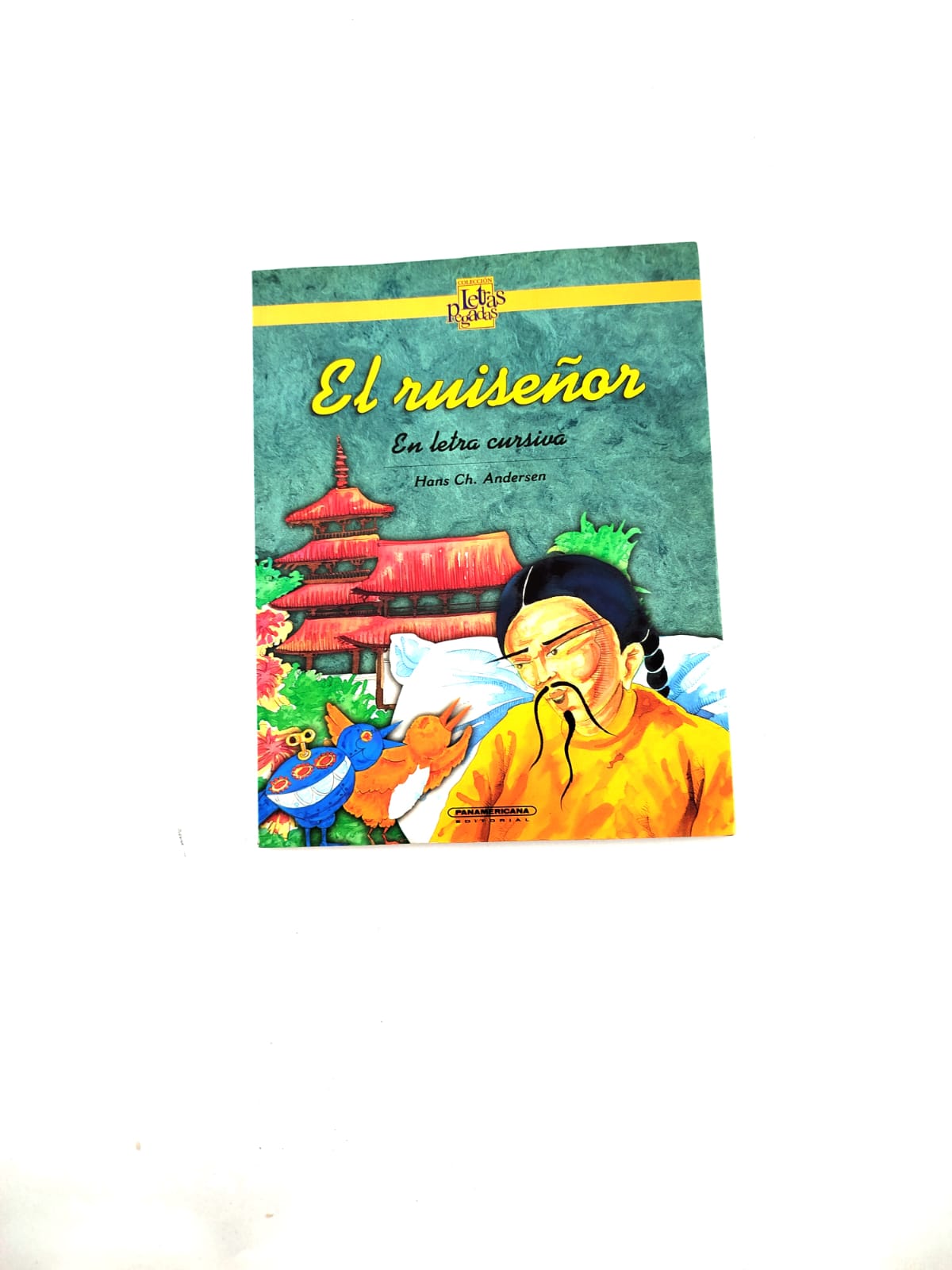 El ruiseñor con letra cursiva by Hans Christian Andersen