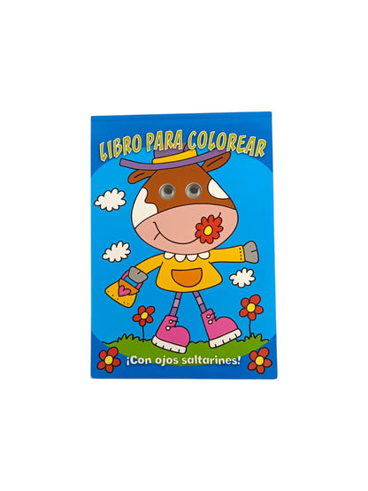 Libro para colorear ¡Con ojos saltarines!