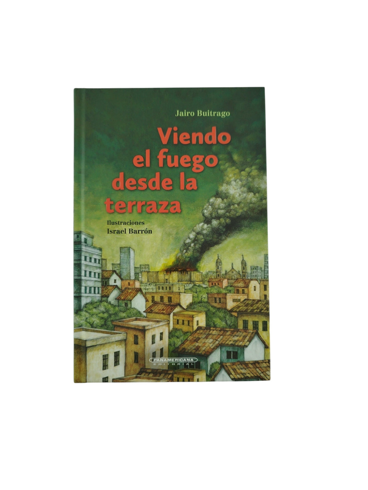 Viendo el fuego desde la terraza by Israel Barrón