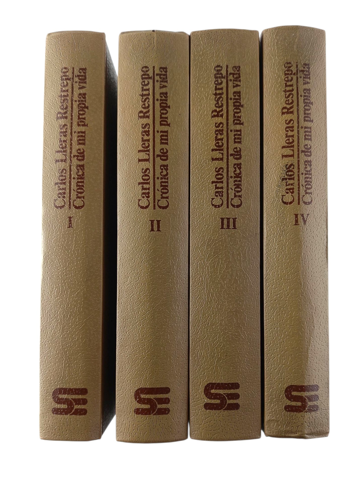 Crónicas de mi propia vida de Carlos Lleras Restrepo 4 tomos