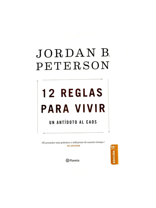 12 Reglas para vivir by Jordan B. Peterson