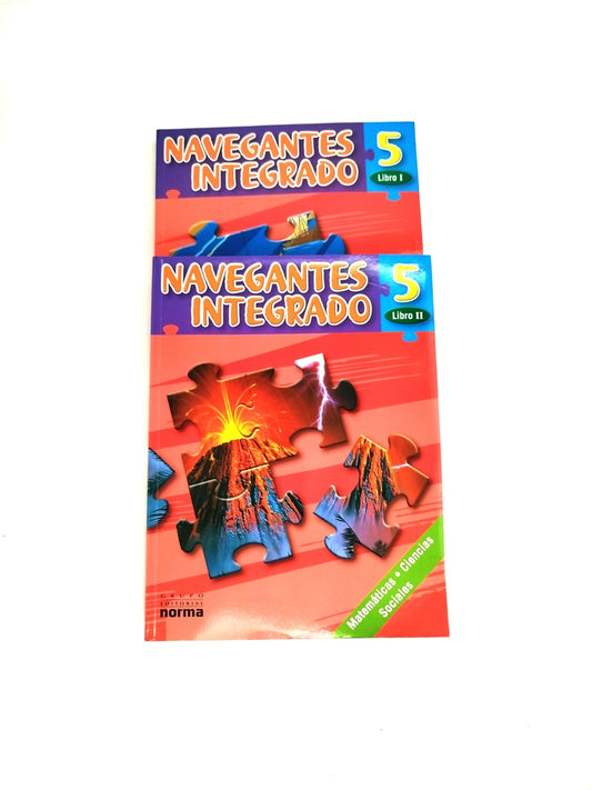 Navegantes integrado 5 libro 1 y libro 2