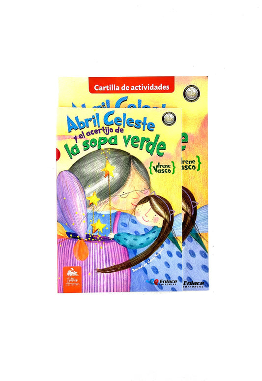 Abril celeste y el acertijo de la sopa verde kit