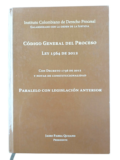 Código General del Proceso Ley 1564 de 2012