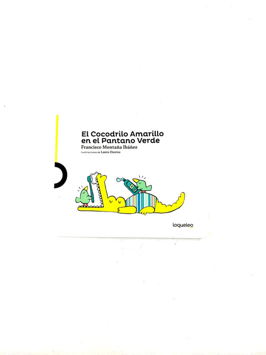 El cocodrilo amarillo en el pantano verde by Francisco Montaña Ibañez
