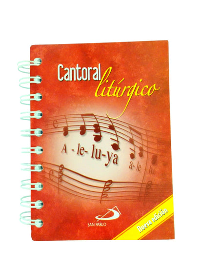 Himnario católico con notas pequeñas