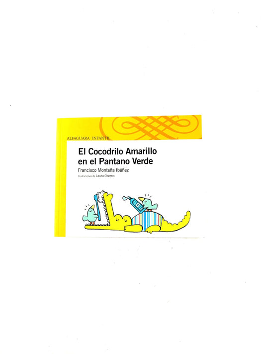 El cocodrilo amarillo en el pantano verde by Francisco Montaña Ibañez