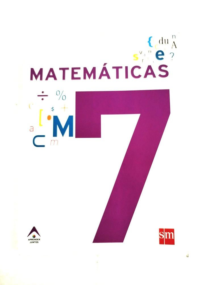 Aprender juntos matemáticas 7 by Varios