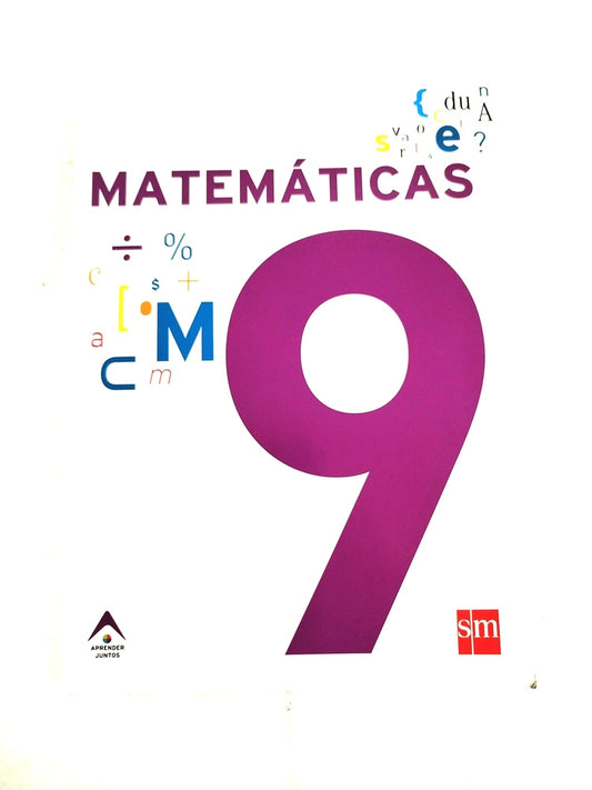 Aprender juntos matemáticas 9