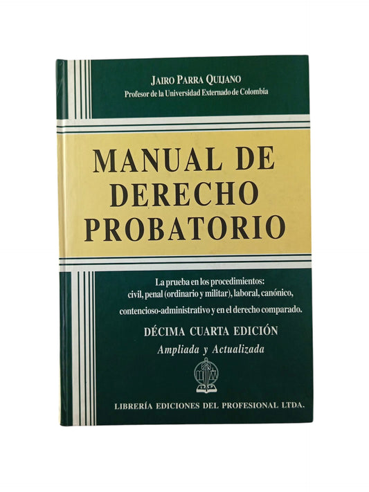Manual De Derecho Probatorio 14a ed