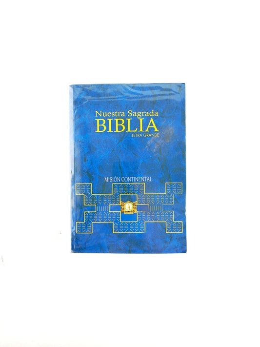 Nuestra sagrada biblia letra grande misión continental