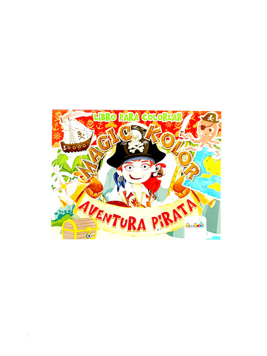 Magic kolor aventura pirata libro para colorear