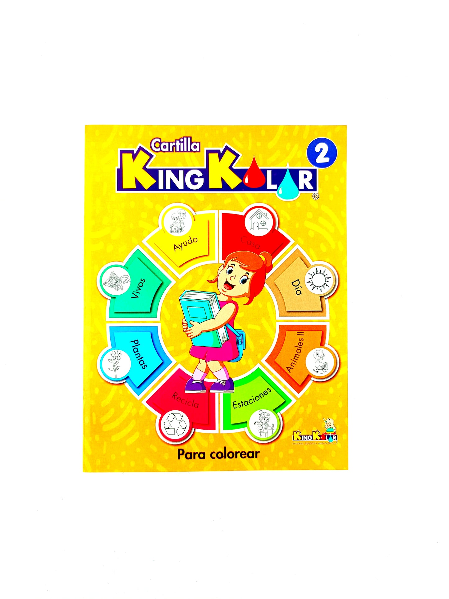 Cartilla Kingkolor preescolar 2 para colorear