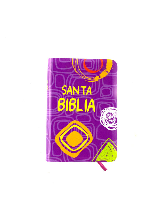 Biblia mini vinilo especial canto morado