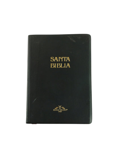 Biblia negra canto rojo RVR 1909 by Reina Valera 1960