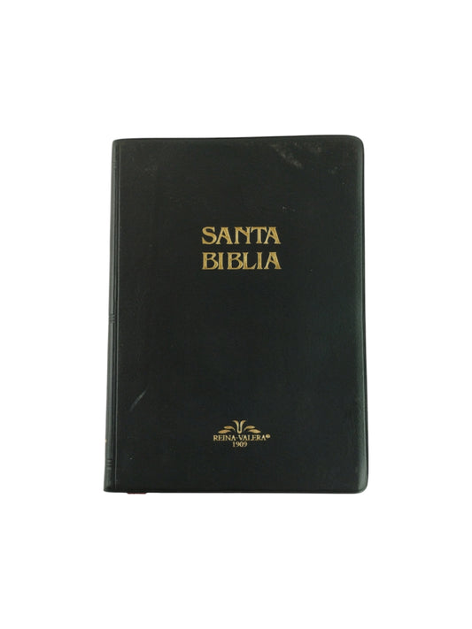 Biblia negra canto rojo RVR 1909 by Reina Valera 1960