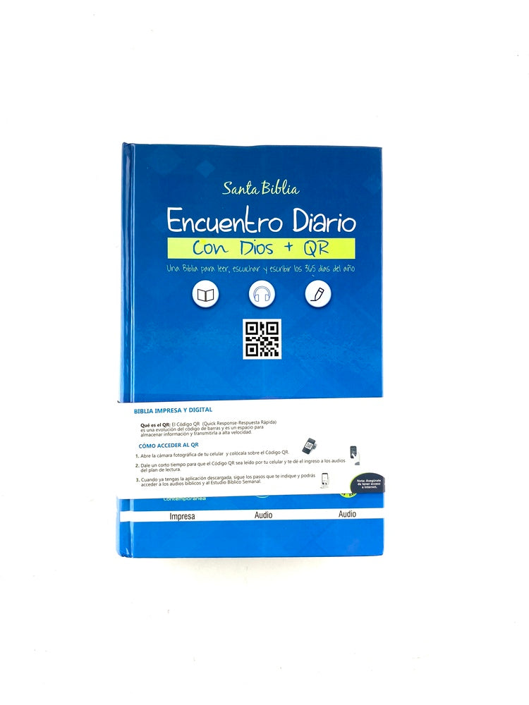 Biblia encuentro diario con Dios tapa dura by Reina Valera Contemporánea