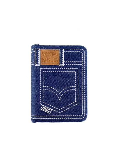 Biblia rvr jean cierre azul con índice by Reina Valera 1960