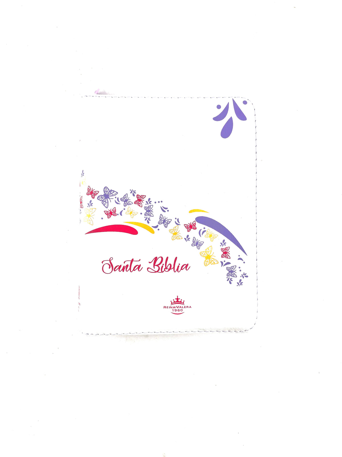 Biblia rvr 1960 blanco mariposas by Reina Valera 1960