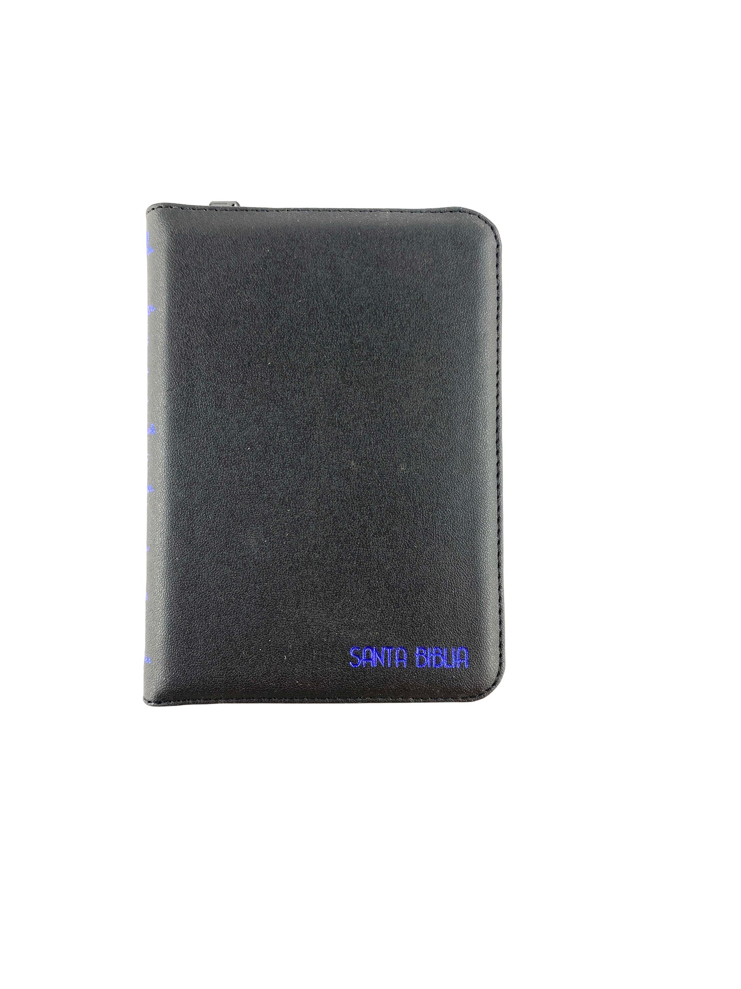 Biblia rvr 60 negro sello azul con índice