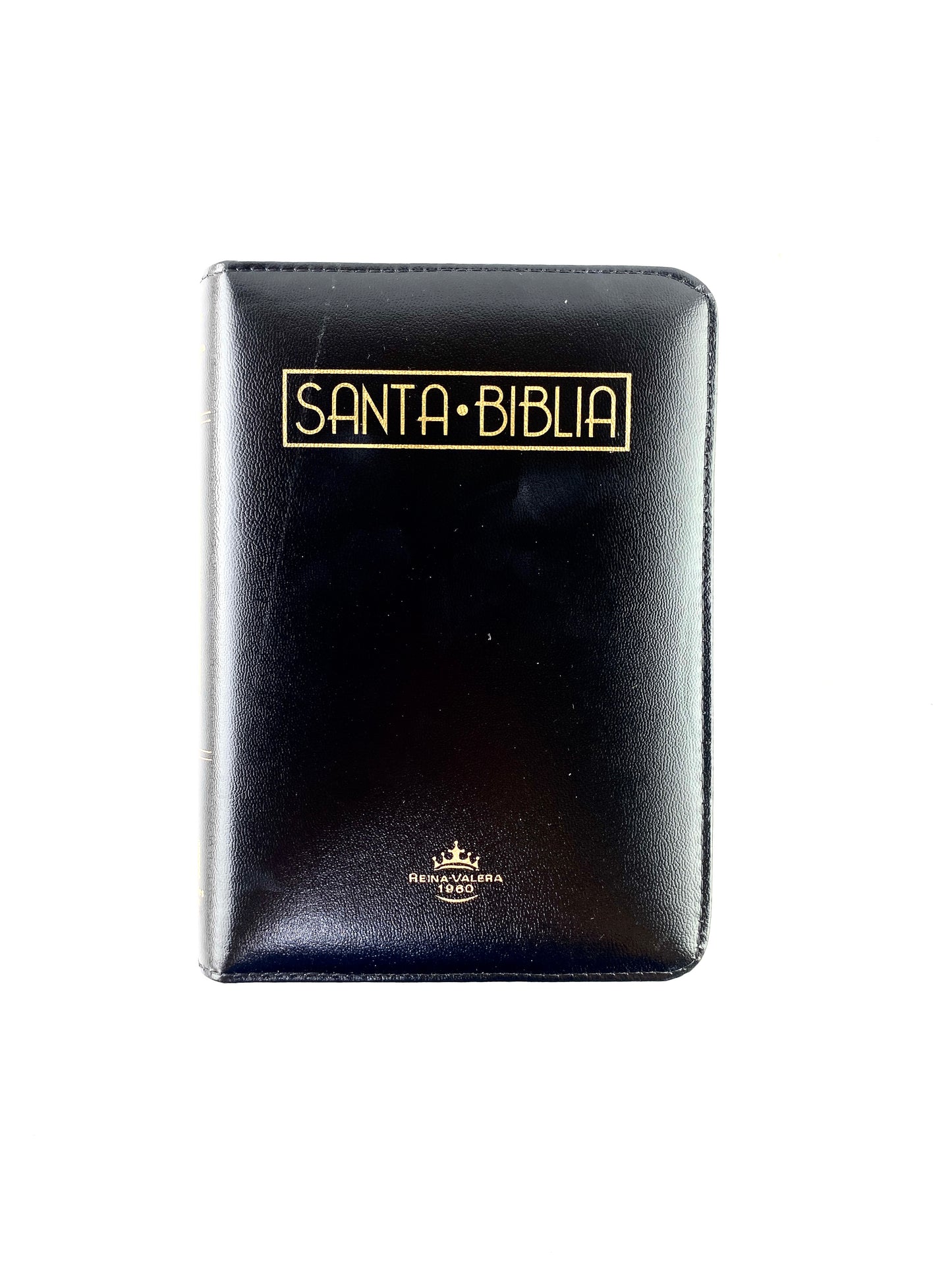 Biblia rvr 055 negra con índice y cierre