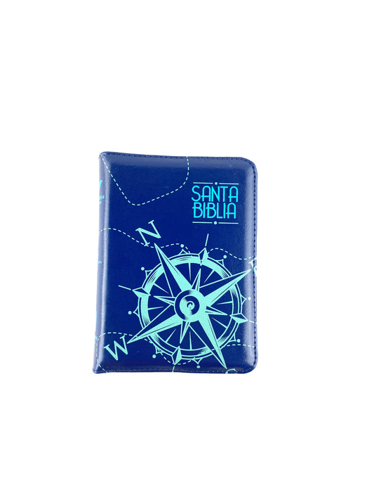 Biblia pequeña azul promoción