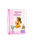 Biblia amigos por siempre rosado con estuche by Reina Valera 1960