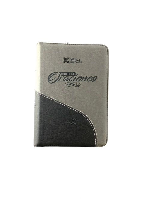 Biblia de oracíones negro gris by libreriatroya.com