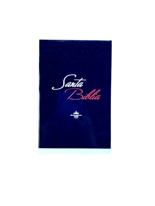 Biblia rvr 1960 misionera azul oscuro