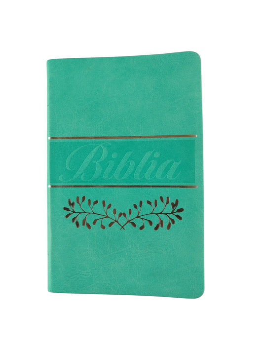 Biblia rvr 1960 tipo agenda verde menta by Reina Valera 1960