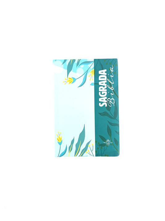 Biblia RVR1960 azul ramas tapa flexible
