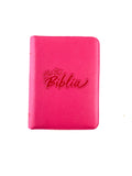 BIiblia rvr 60 fucsia borde blanco mediana by Reina Valera 1960