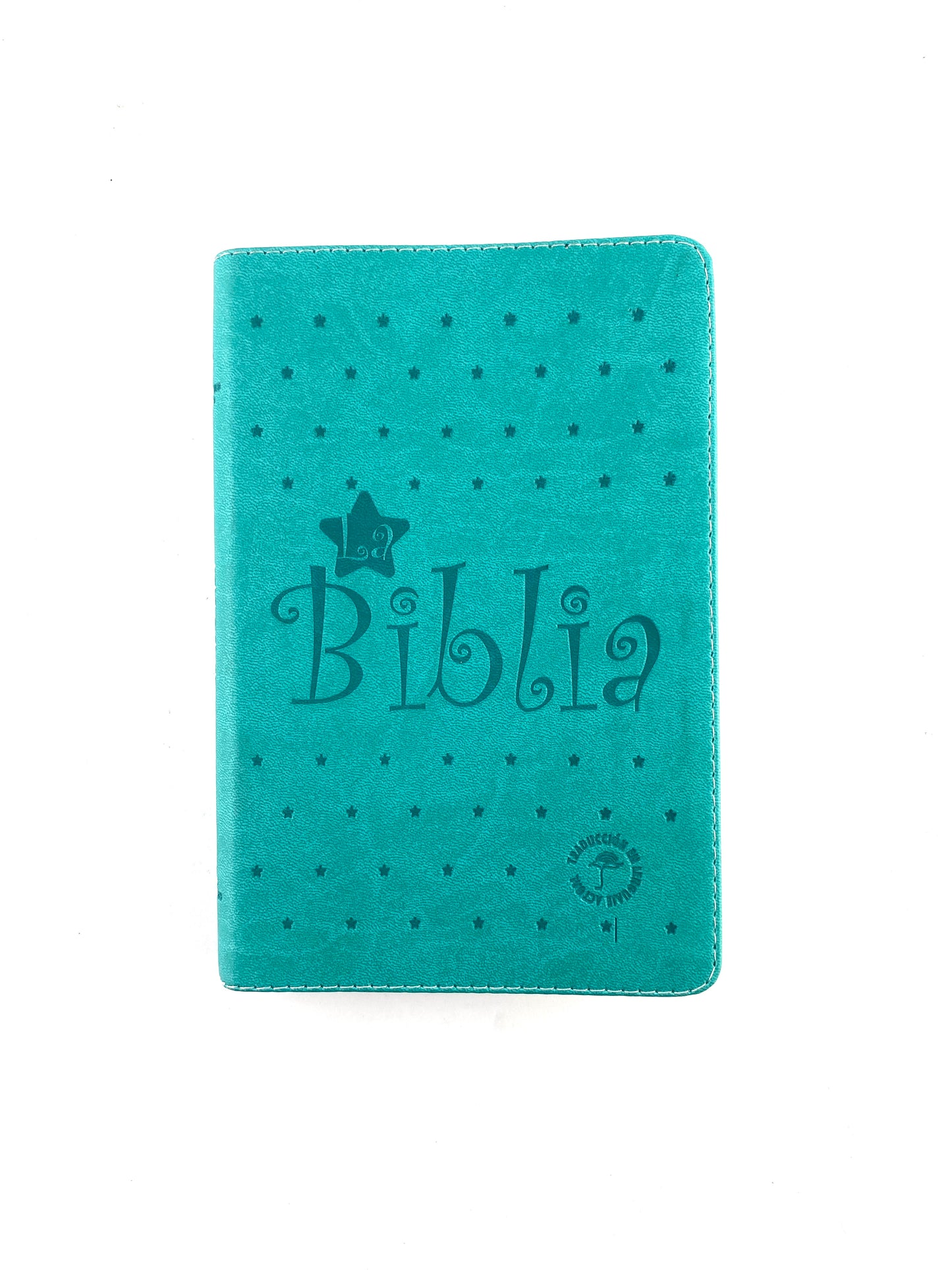 Biblia traducción en lenguaje actual 066 estrellas - verde agua marina / canto plateado by Lenguaje actual