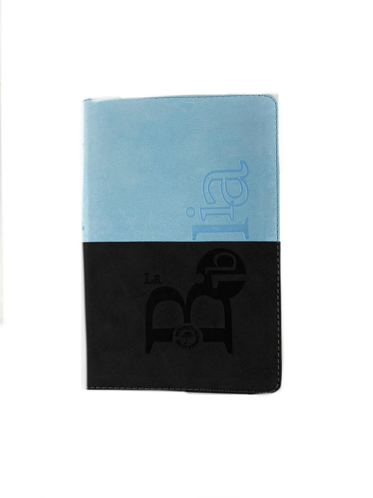 Biblia traducción en lenguaje actual 066 azul oscuro - azul claro / canto plateado