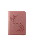 BIiblia rvr 60 rosado borde brillante mediana by Reina Valera 1960