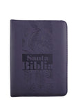 BIiblia rvr 60 morada borde brillante mediana by Varios
