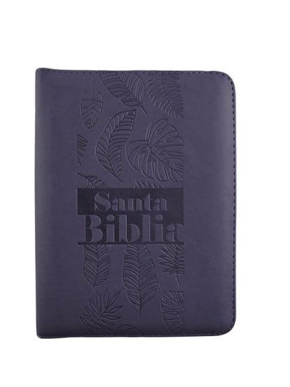 BIiblia rvr 60 morada borde brillante mediana by Varios