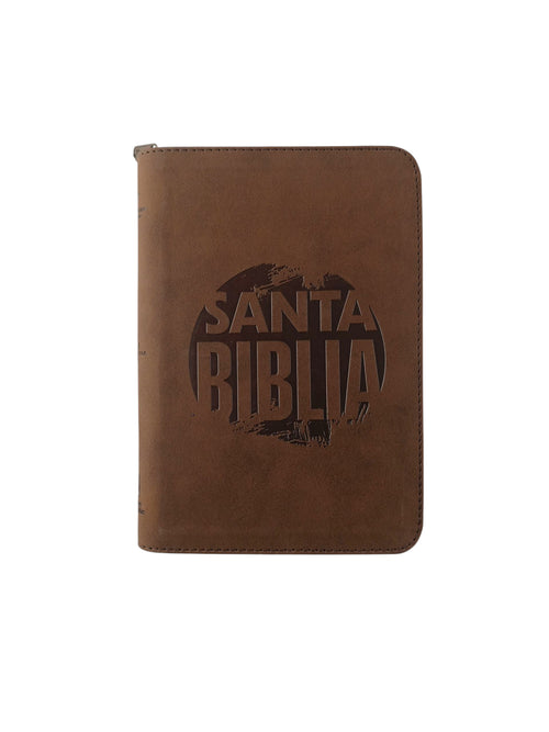Biblia rvr letra grande cafe borde dorado by Reina Valera 1960