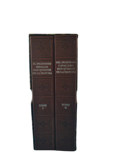 Facsímil El Ingenioso Hidalgo Don Qvixote De La Mancha 2 Tomos by Miguel de Cervantes Saavedra