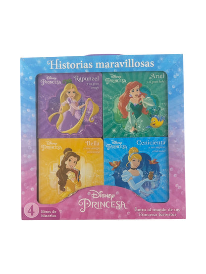 Historias maravillosas Disney princesa (4 libros)