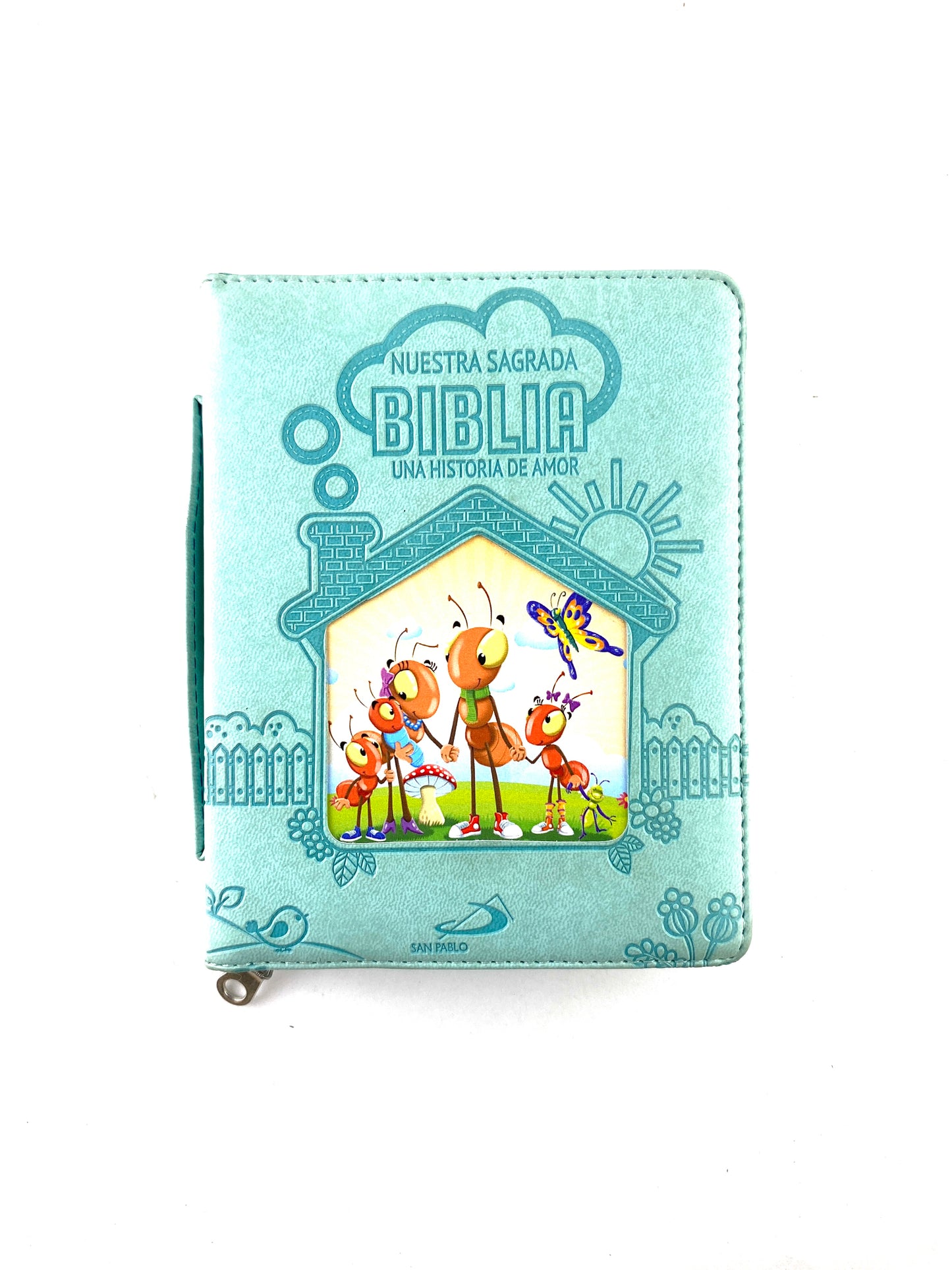 Biblia una historia de amor hormiguitas turquesa by Nuestra sagrada biblia