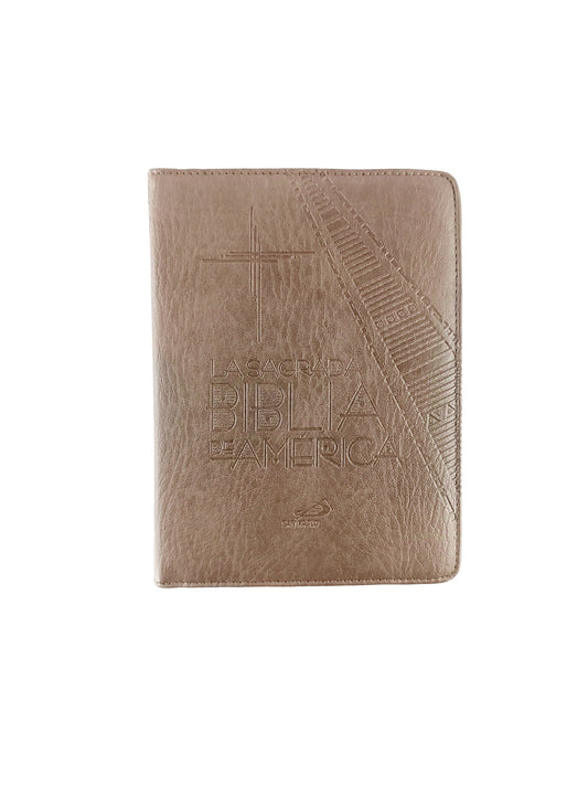 La sagrada biblia de américa estuche café