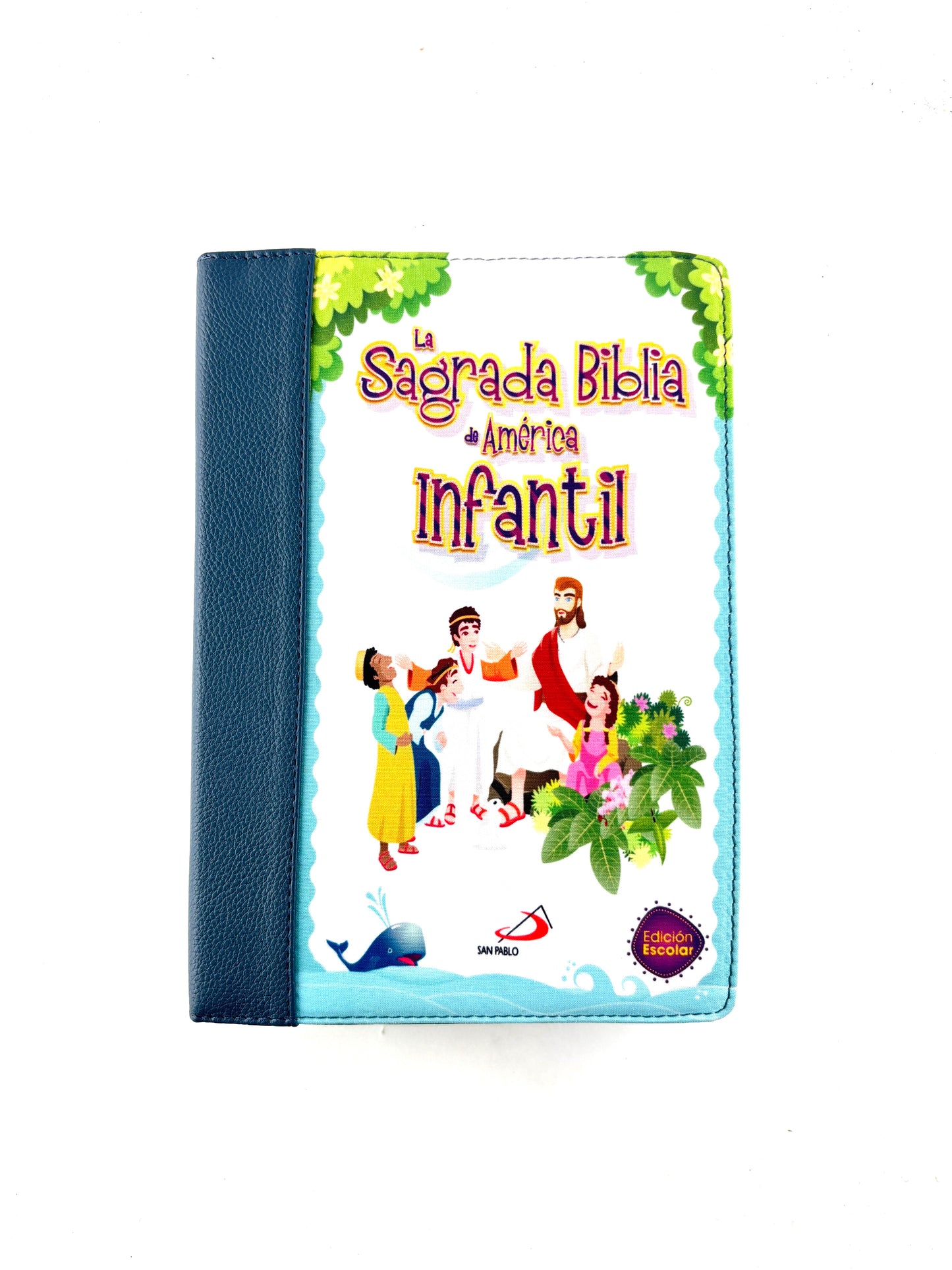 Sagrada biblia de américa infantil estuche azul by Biblia de América