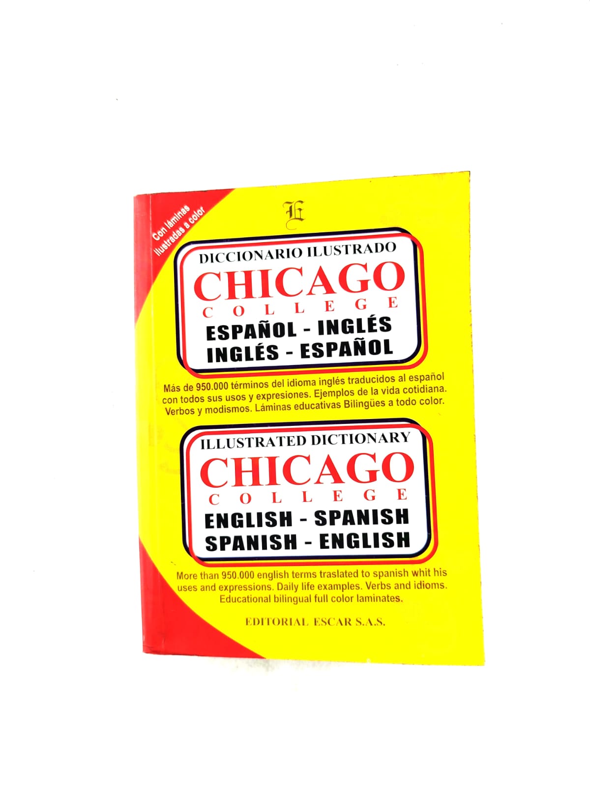 Diccionario Ilustrado Chicago Español-Inglés by Anonimo
