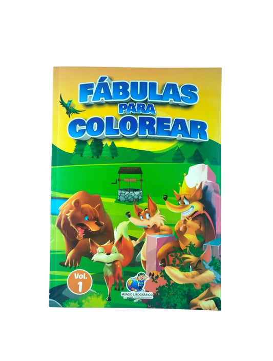Fábulas para colorear vol 1 by Mario Ignacio Galvis