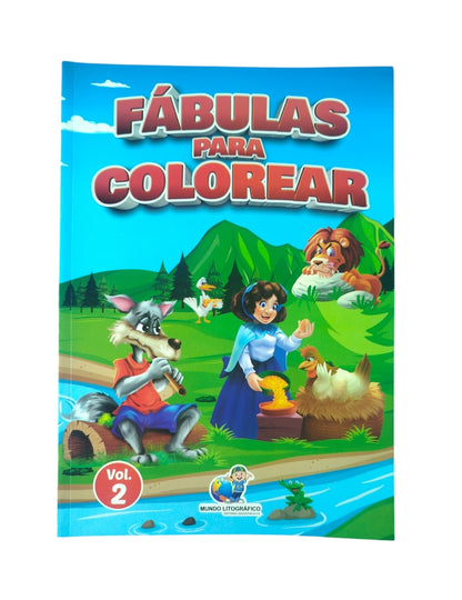 Fábulas para colorear vol 2 by Mario Ignacio Galvis