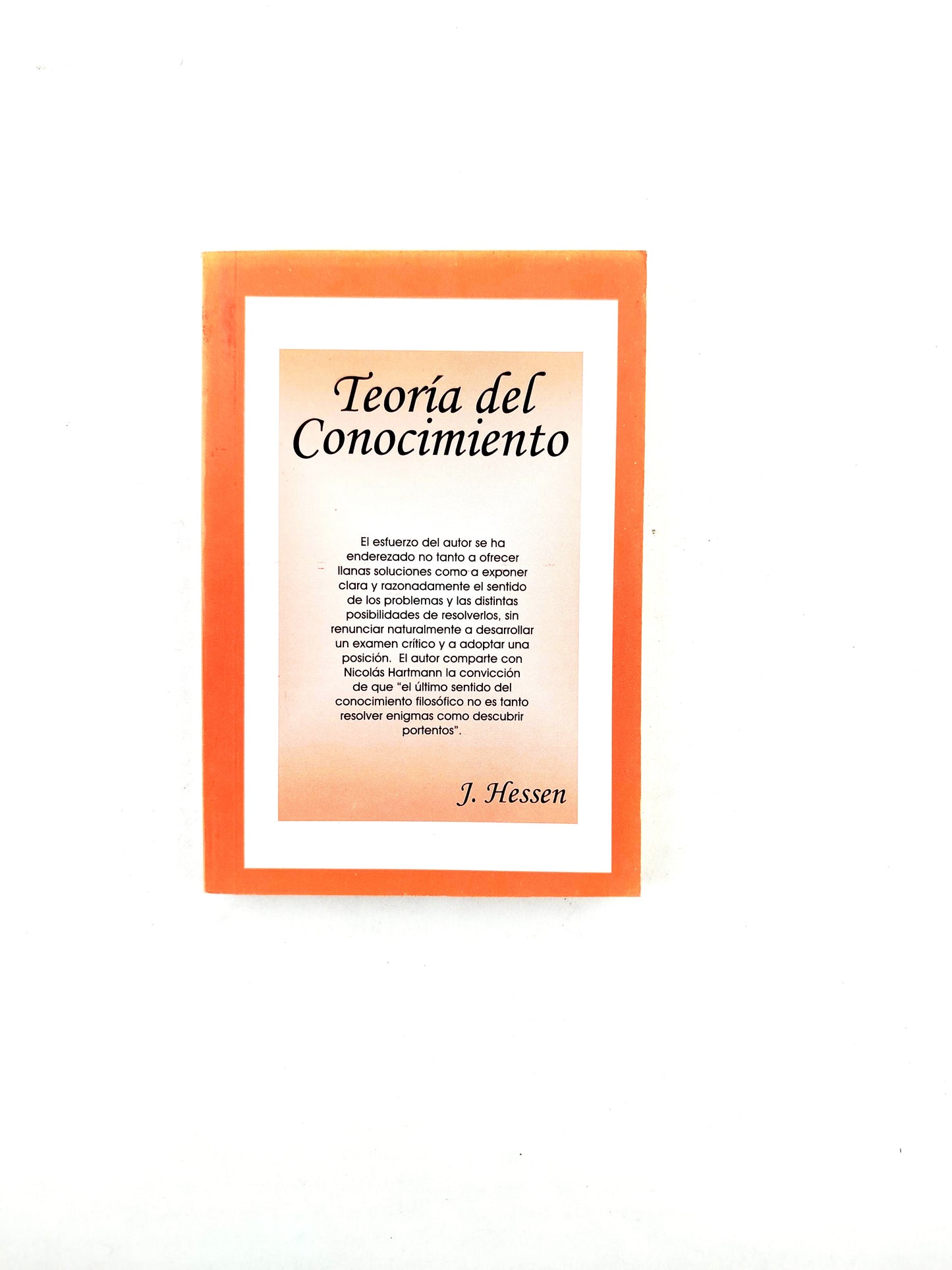 Teoría del Conocimiento