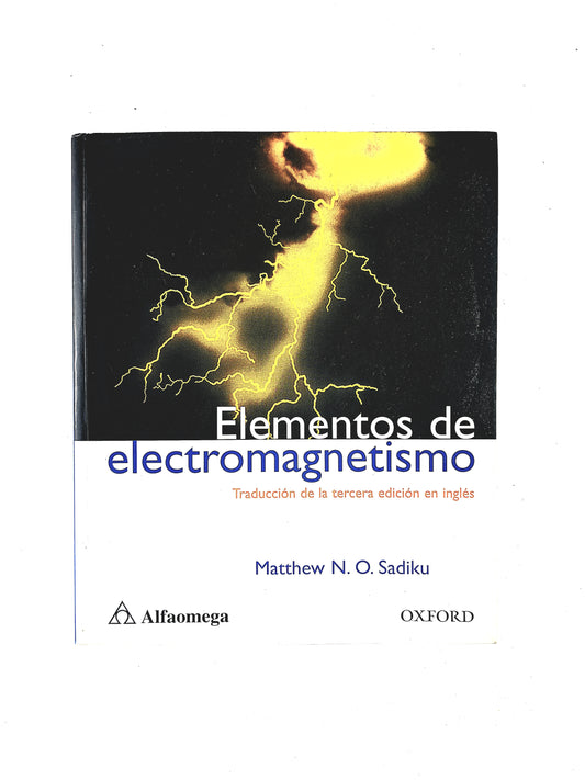 Elementos de electromagnetismo tercera edición