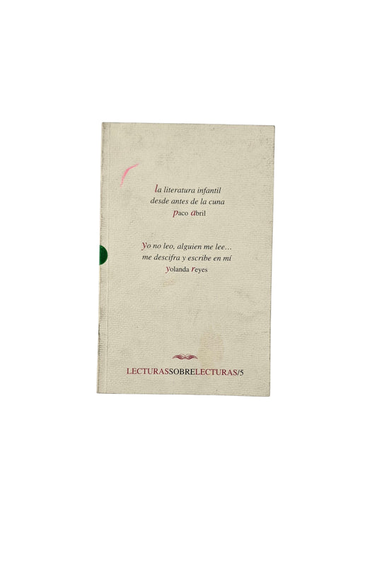 La literatura infantil desde antes de la cuna