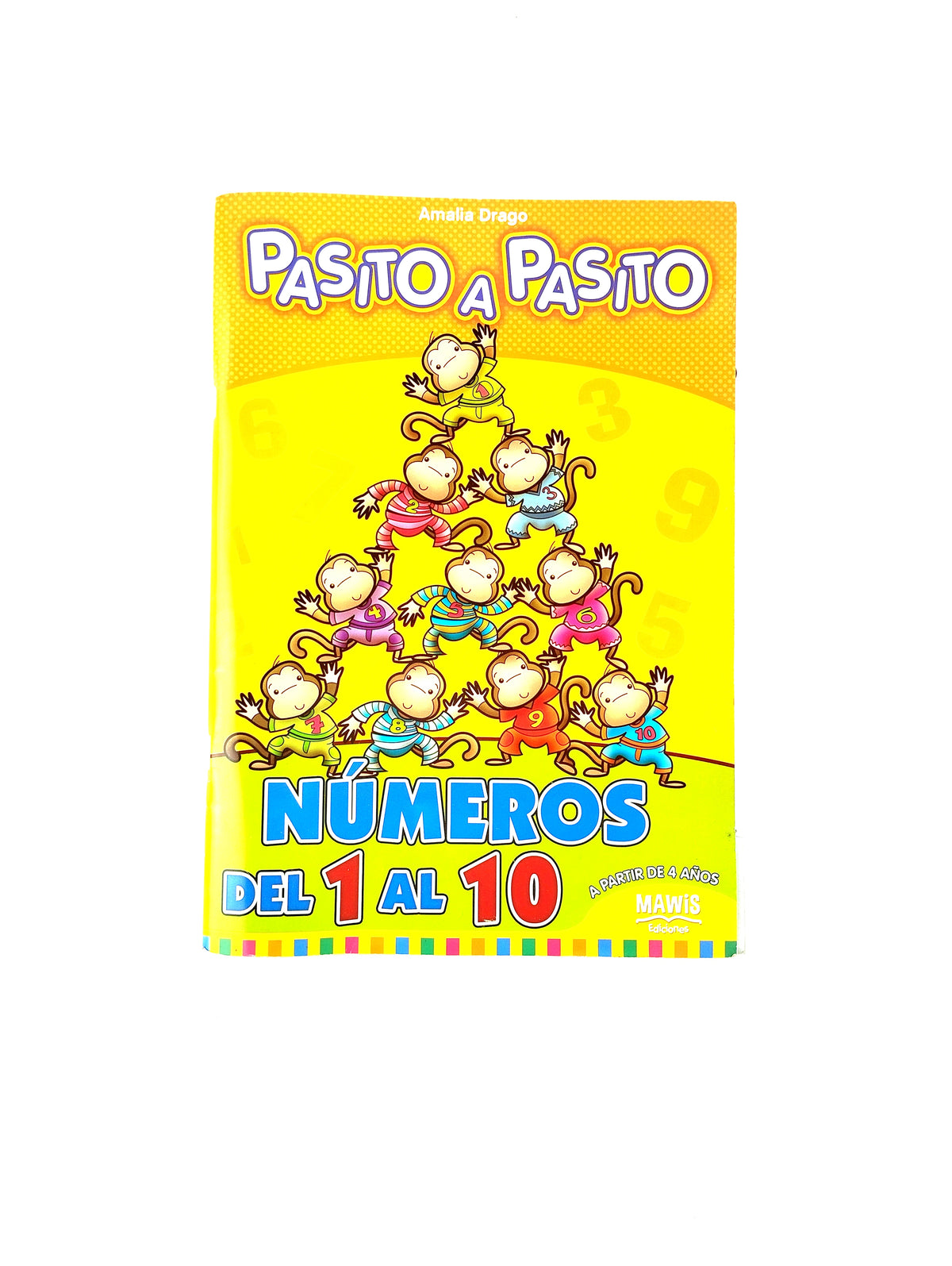 Pasito a pasito números del 1 al 10 by Amalia Drago